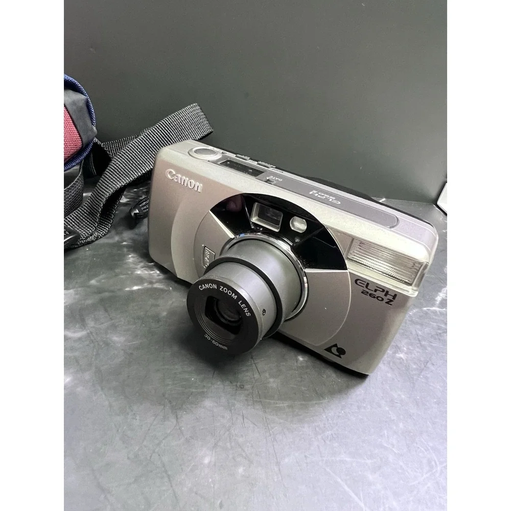 Vintage Canon ELPH 260Z Point & Shoot Film Camera APS Film - Tested Powers On